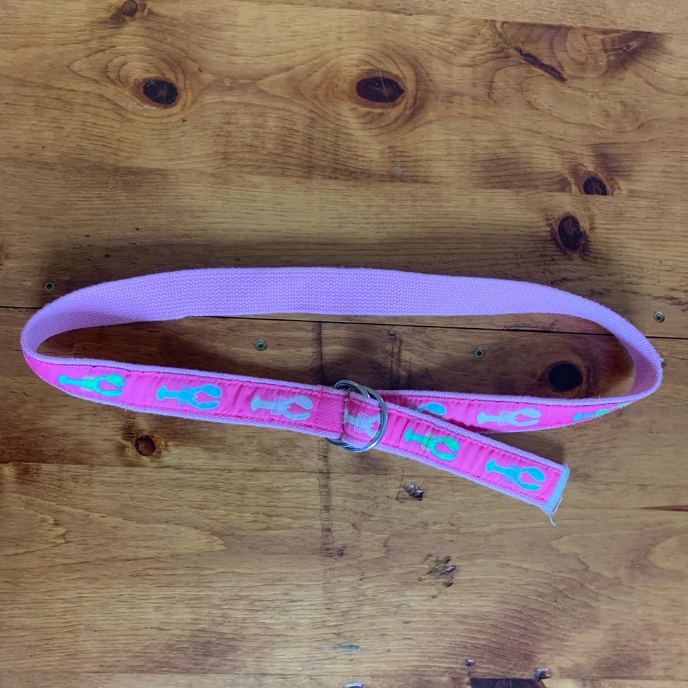 Pink and pastel and lobster belt